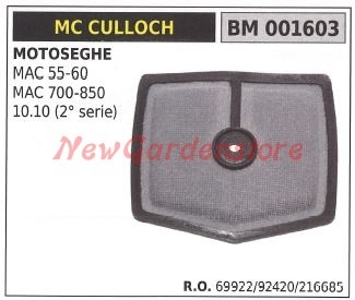 Filtro aria culloch - aria,